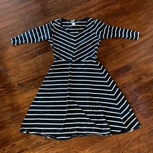 Down east striped dress
